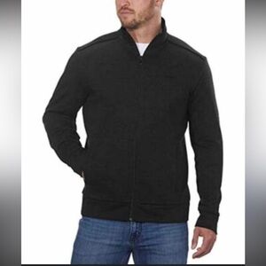 Calvin Klein Men's Zip-Up Sweater - Black